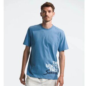 The North Face Men's S/S Brand Proud Tee in Blue Size XS NWT